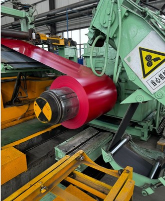 Color coated roll